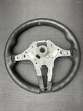 BMW Steering Wheel 15-20 F80 F82 F83 M3 M4 Manual DCT Suede Blue Ring