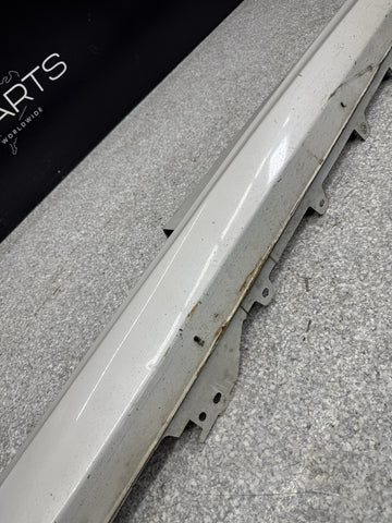15-20 OEM BMW F82 F83 M4 Right Passenger Side Skirt Rocker Panel Mineral White