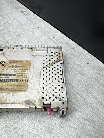 07-13 BMW E46 M3 E70 E71 X5 X6 Sirius Satellite Radio Reciver DLP Module Gen 2.5