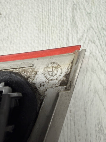 2011–2013 BMW 3 Series E92 Left Inner Trunk Lid Tail Light OEM 7252779 *Chip