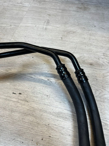 01-06 BMW E46 M3 S54 ENGINE OIL COOLER LINES 17222283209 2283209 ORIGINAL