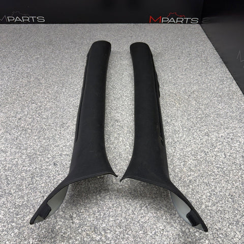 01-06 BMW E46 M3 Coupe Front A Pillars Black Original OEM Pair *Notes*