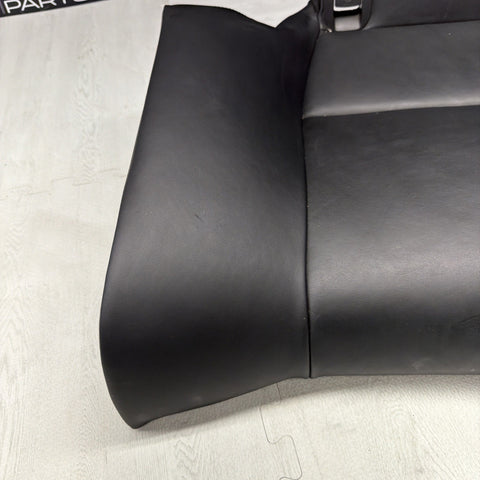 08-13 BMW E92 M3 Coupe Right Passenger Rear Seat Bottom Bench Pad Black Leather