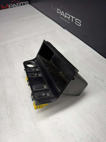 BMW E36 Center Console Panel Bezel Storage Cubby Alarm LED Heated Seats LM33 OEM