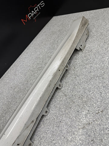 15-20 OEM BMW F82 F83 M4 Right Passenger Side Skirt Rocker Panel Mineral White