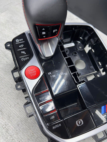 21-25 OEM BMW G80 G82 M3 M4 Gear Selector Panel iDrive Controller Shifter Knob