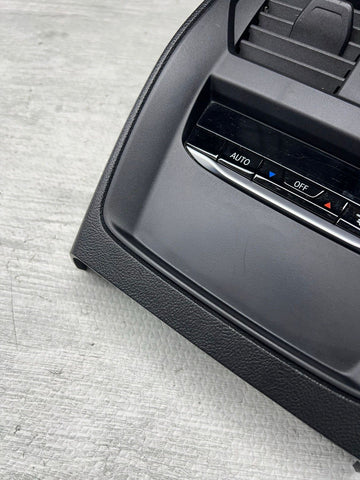 BMW 21-26 G20 G26 G82 Rear Center Console Air Vent Heater Switch Panel Black