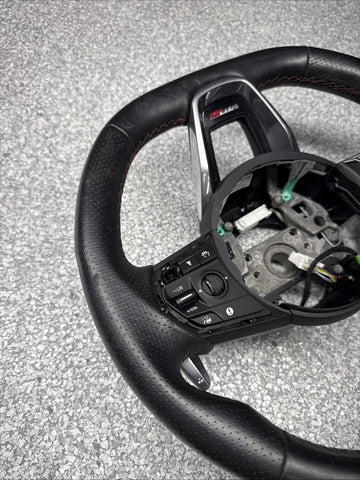 21-25 ACURA TLX TYPE S STOCK STEERING WHEEL PADDLE SHIFTER & CONTROL SWITCH