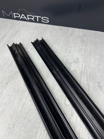 BMW E30 Door Sill Trim Plate Covers Strips