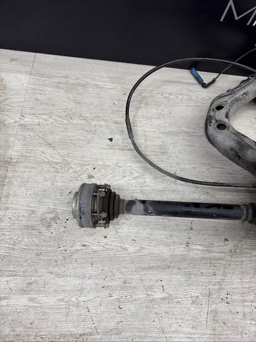 01-06 BMW E46 M3 Left Driver Rear Suspension Spindle Trailing Arm Bearing Axle