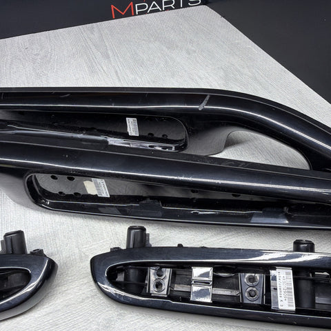 01-06 BMW E46 M3 Coupe Interior Armrests Trim Set Piano Black*Notes*