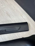 15-18 Porsche Macan Front Door Sills Scuff Plates Trims Covers Black
