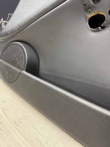 01-06 BMW E46 M3 PASSENGER RIGHT SIDE DOOR PANEL CARD BLACK OEM