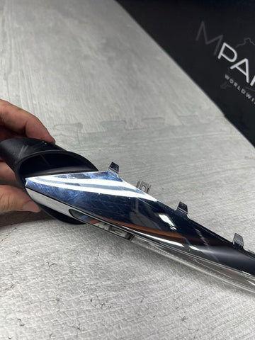 08-13 BMW E92 E93 M3 Front Fender Grilles Side Marker Light Chrome Trims OEM