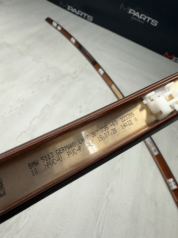 14-21 BMW F87 M2 M240i 228i 230i F22 ROOF RAIL DRIP MOLDINGS TRIMS SAKHIR ORANG