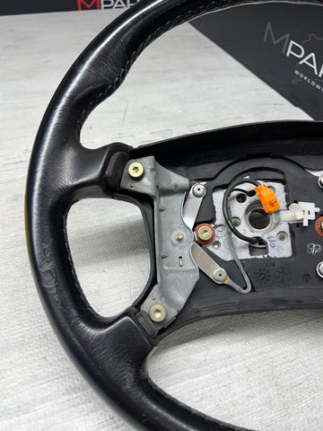 96-99 BMW E36 M3 M-TECH 4-SPOKE LEATHER STEERING WHEEL OEM