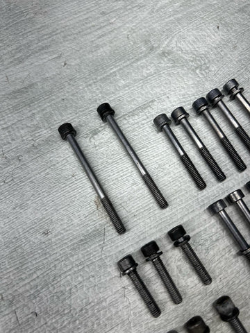 BMW 08-13 E90 E92 E93 M3 S65 Engine Oil Pan Bolts OEM Set Complete