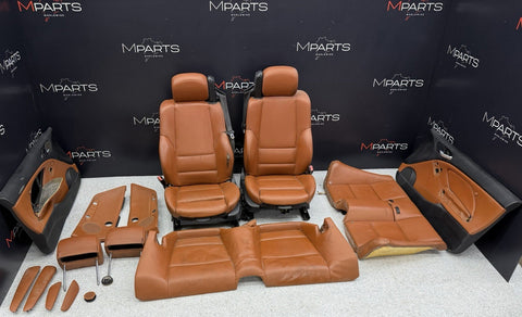 01-06 BMW E46 M3 Convertible Interior Front Rear Heated Seats Cinnamon Complete