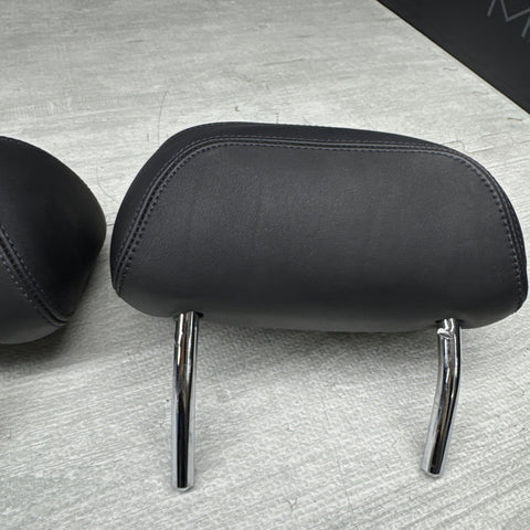 01-06 BMW E46 M3 Black Seat Headrest Left Right Rear OEM