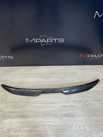 18-23 BMW F90 M5 M550i G30 Rear Trunk Lid Spoiler Lip Carbon Fiber
