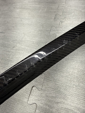 2001-2006 BMW E46 M3 Rear Trunk Spoiler Lip Carbon Fiber *Bubbling / Warped*