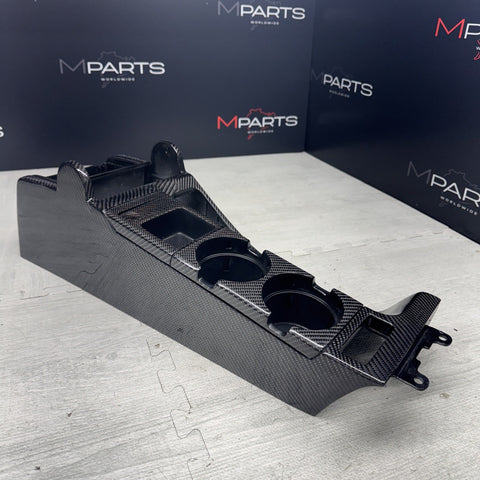 01-06 BMW E46 330 328 325 M3 COUPE BLACK CENTER CONSOLE COIN TRAY CARBON FIBER