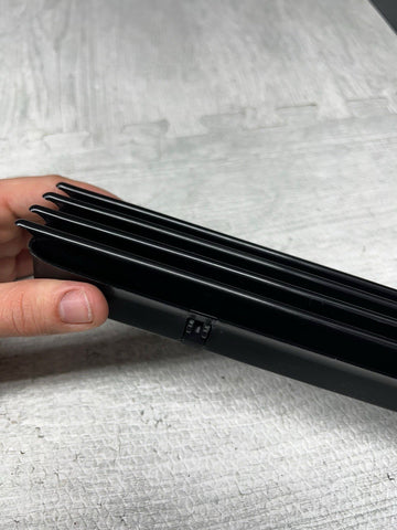 01-06 BMW E46 M3 Gloss Black Fender Vents Grilles Grills Trims NO EMBLEMS