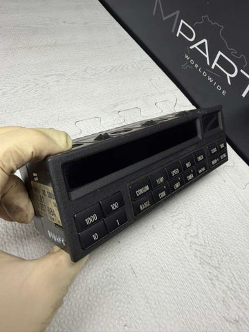 BMW OEM E36 318 325 328 M3 18 BUTTON ON BOARD COMPUTER CHECK OBC DISPLAY 92-99