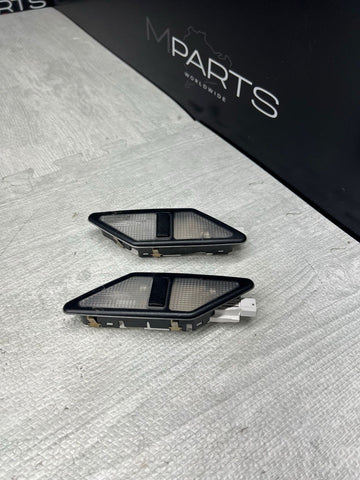 BMW OEM E36 M3 REAR INTERIOR BLACK C PILLAR LIGHTS READING LAMPS PAIR