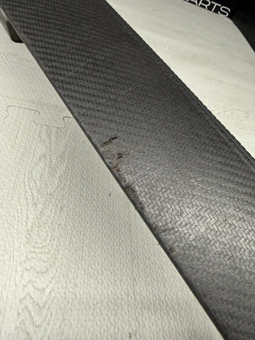 06-11 BMW E90 E92 E93 328 330 335 M3 DASH TRIM CARBON LEATHER 52850610 OEM