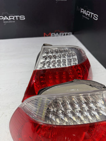 BMW E46 M3 01-06 Convertible LED Tail Lights Red Original Trunk Outers Inners