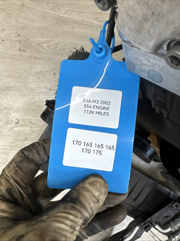 2002 BMW E46 M3 01-06 S54 3.2L Engine Motor 112k Miles Complete