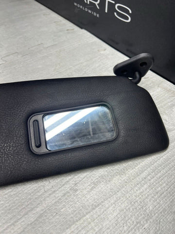 01-06 BMW E46 M3 Convertible Left Driver Side Sunvisors Sun Visor Black