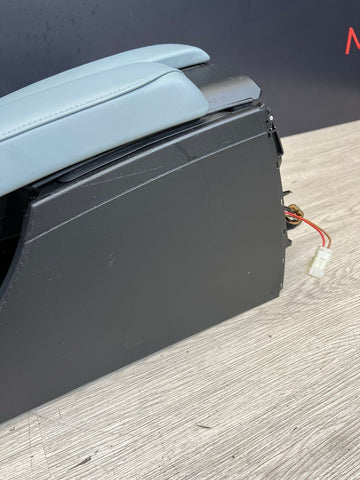 08-13 BMW E90 E92 E93 M3 Center Console Extended Leather Silverstone Palladium