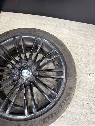 BMW E90 E92 E93 M3 2008-2013 OEM M3 FRONT RIM WHEEL TIRE 18"X8.5" ASSEMBLY