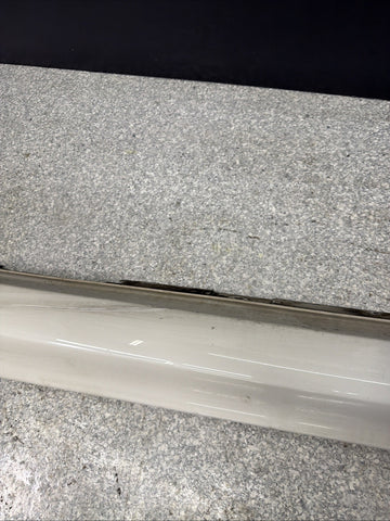 08-11 BMW E90 M3 Sedan Left Driver Side Skirt Rocker Panel Alpine White *Crack*