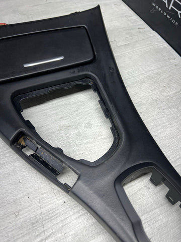 09-13 BMW E93 M3 CONVERTIBLE DCT CIC LEATHER CENTER CONSOLE TRIM