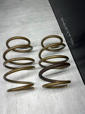 2001-2006 BMW E46 M3 Coupe Front Axle Coils Springs Pair Gold