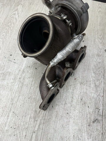 BMW 15-20 F80 F82 F83 M3 M4 S55 ENGINE FRONT TURBO CHARGER OEM 7850278 *Seized