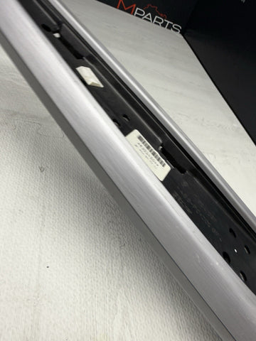 01-06 BMW E46 M3 Brushed Aluminum/Grey Door Trim Armrest Front Left Driver