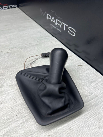 BMW E36 M3 Manual 5 Speed Gear Shift Knob Boot Black Leather OEM
