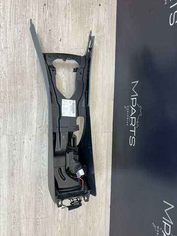 08-13 BMW E90 E92 E93 M3 Center Console Extended Leather Silverstone Palladium