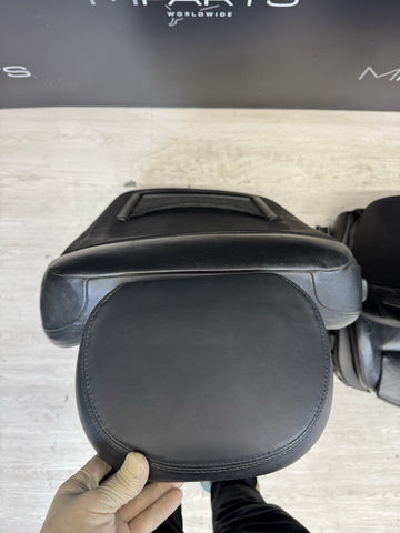 01-06 BMW E46 M3 Coupe Interior Front Seats Black heated Powered *Bent*