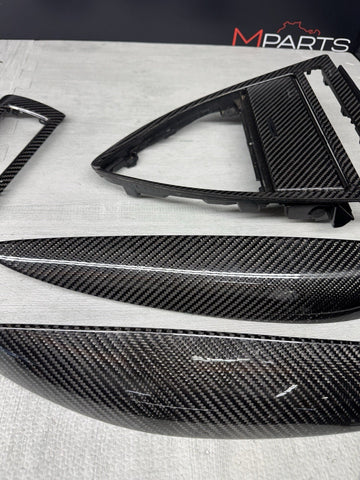 06-07 OEM BMW E63 E64 M6 Front Rear Door Dash Center Console Carbon Trim *Notes*