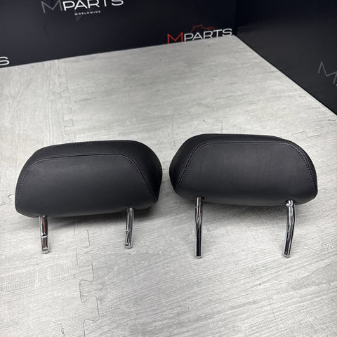 01-06 BMW E46 M3 Black Seat Headrest Left Right Rear OEM