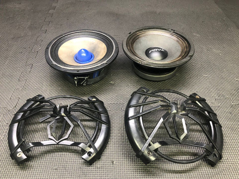 PVR & Soundstream SME.650 200 Watt 6.5" PRO Audio Midrange Bass Speakers 6-1/2