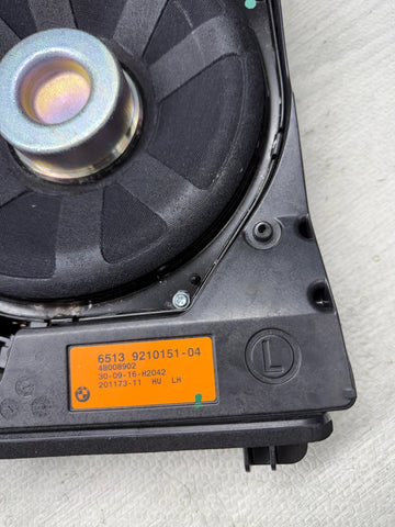 2011–2018 BMW M4 SUBWOOFER LEFT HARMAN KARDON CENTRAL SPEAKER OEM 9210151-04