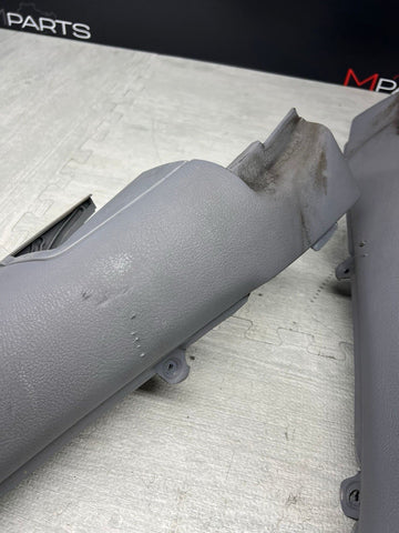01-06 BMW E46 M3 CONVERTIBLE REAR INTERIOR QUARTER TRIMS COVERS PANELS GREY