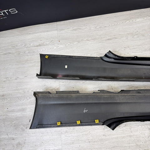 08-13 BMW E92 E93 M3 OEM Right Left Passenger Side Skirt Rocker Panels Black