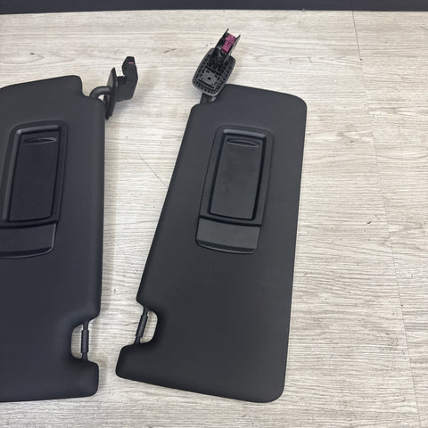 BMW G80 M3 2021-25 Front Set Right & Left Side Sun Visors OEM BLACK